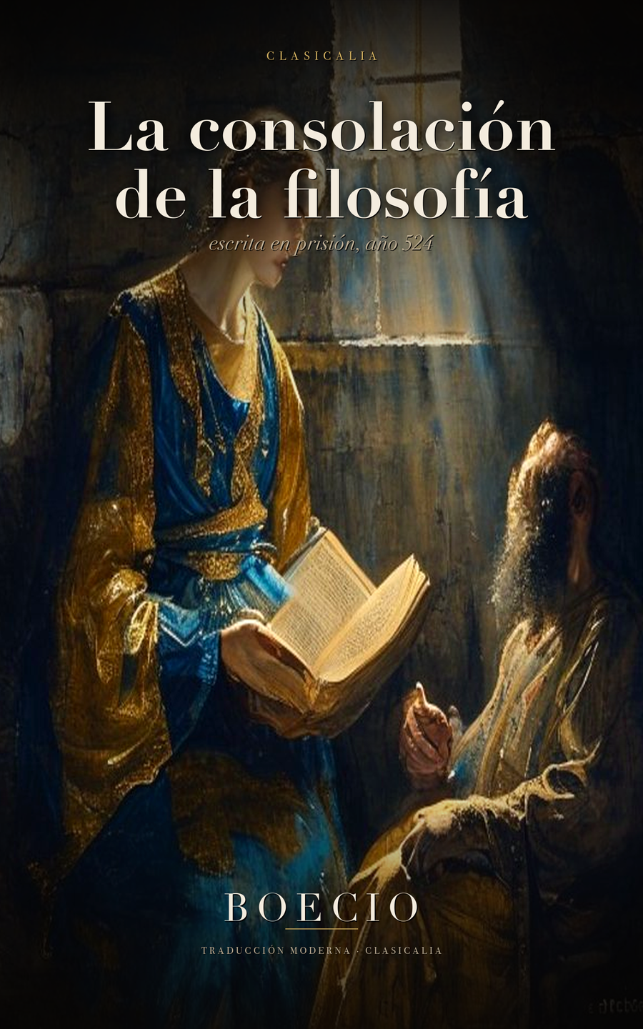 Portada de La consolación de la filosofía