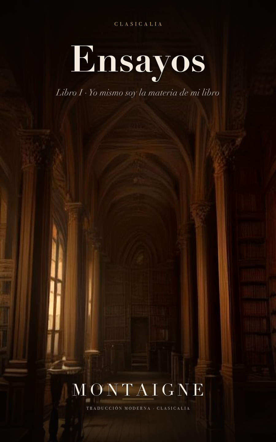 Portada de Ensayos, libro I